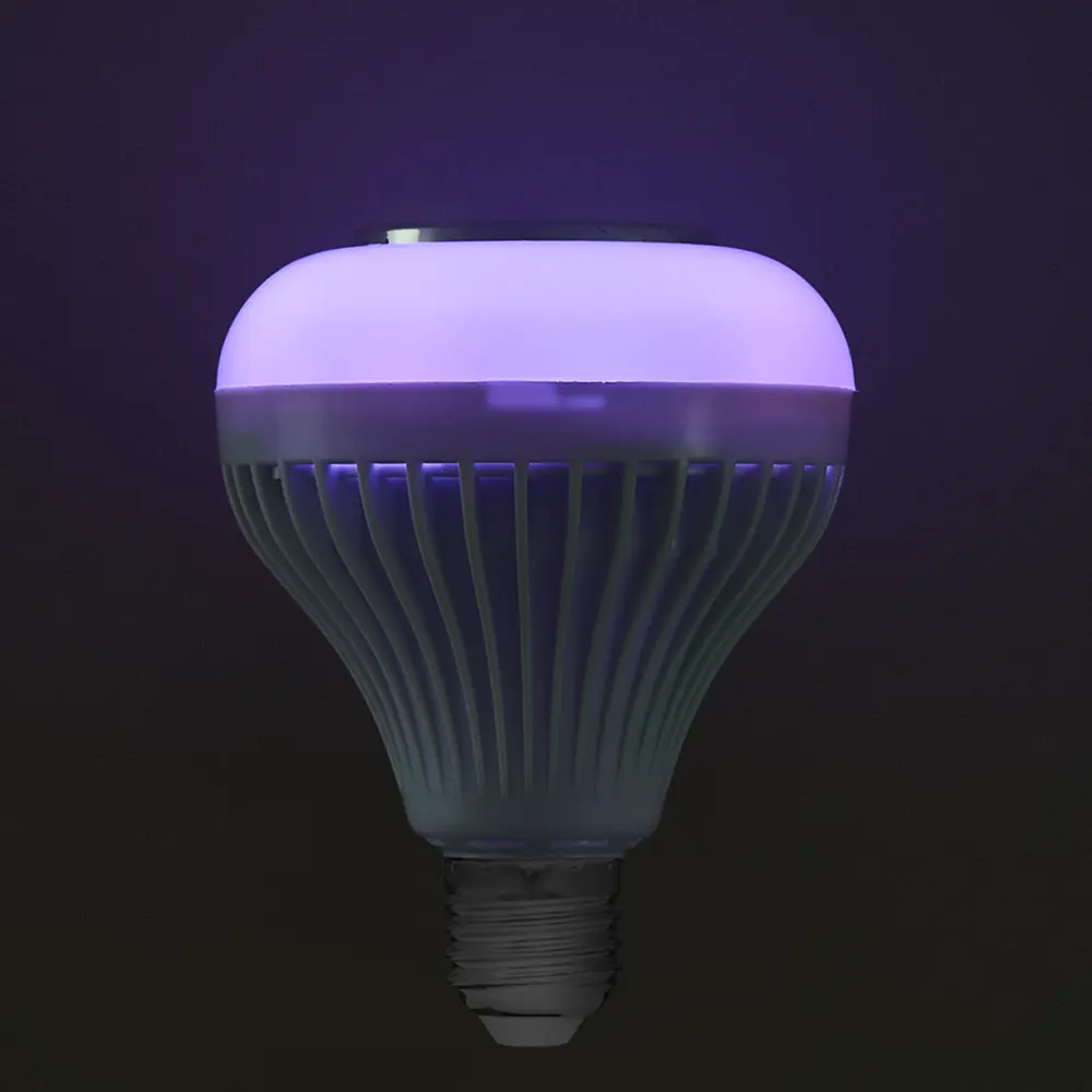 Лампа светодиодная Volpe Disco Е27 220 В 8 Вт 200 Лм, регулируемый цвет света RGB, Bluetooth, пульт ДУ STLM-2037633 - Вид №8