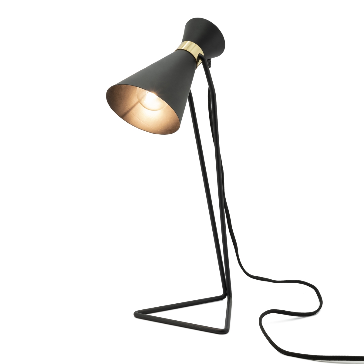 500292-GG ABHIKA СЧИТЫВАНИЕ НАСТОЛЬНОЙ ЛАМПЫ GREY/GOLD  - Вид №1