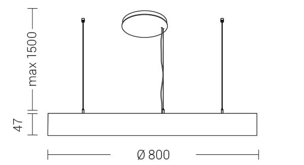 Алюминиевый светодиодный подвесной светильник Rossini Illuminazione ARCH-00033635 - Вид №6