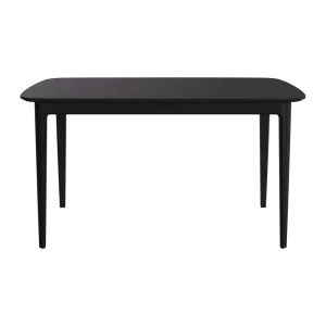 91313552 Обеденный стол прямоугольный Ellipse Furniture Tammi 140x75x90 см дерево цвет черный STLM-1376570