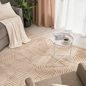 Ковер полипропилен Ctim Зоя 8123Y 160x235 см цвет бежевый