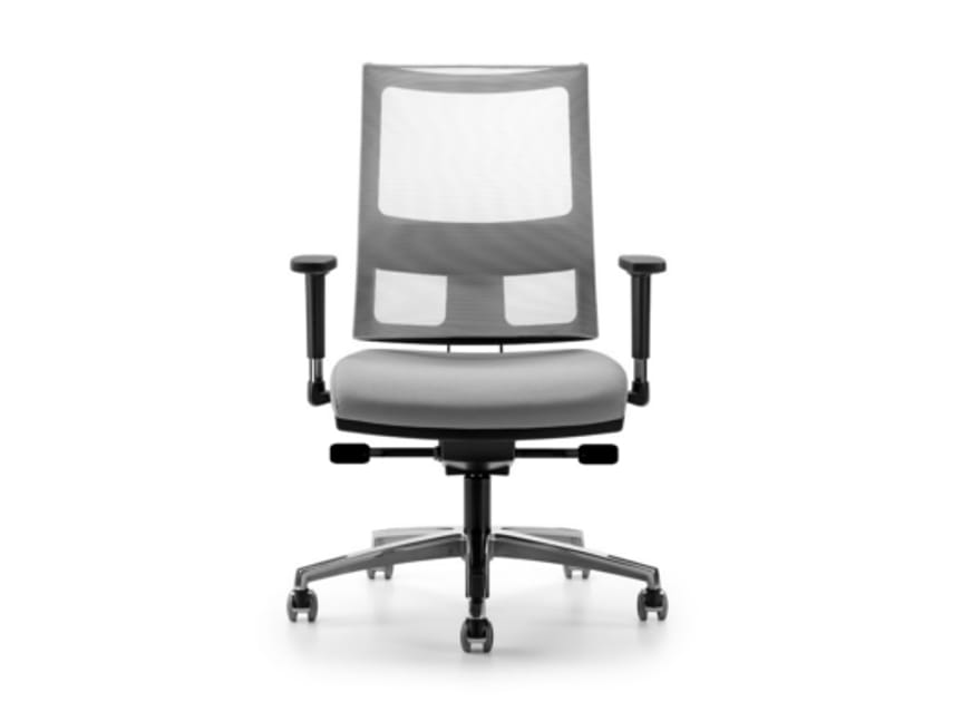 Офисное кресло с сетчатыми колесами и подлокотниками с 5 спицами TALIN Allynet ARCH-00132354 - Вид №1