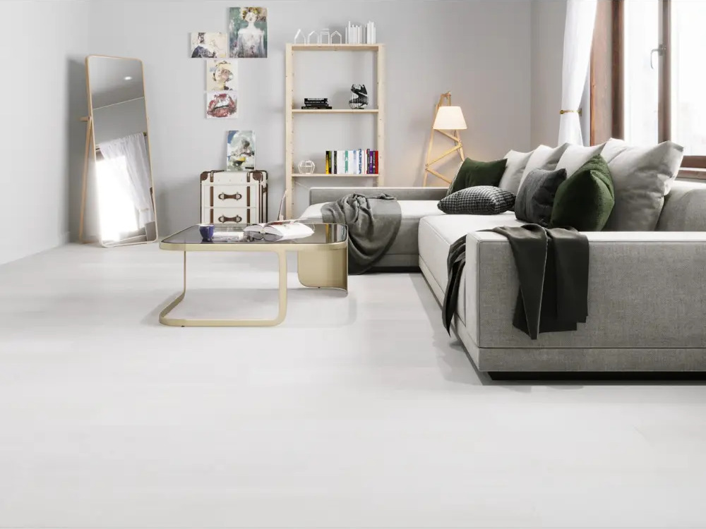 91471320 SPC плитка Alta Step Excelente Дуб Серебристый 43 класс толщина 5 мм 2.63 м², цена за упаковку цена за упаковку STLM-0892116
