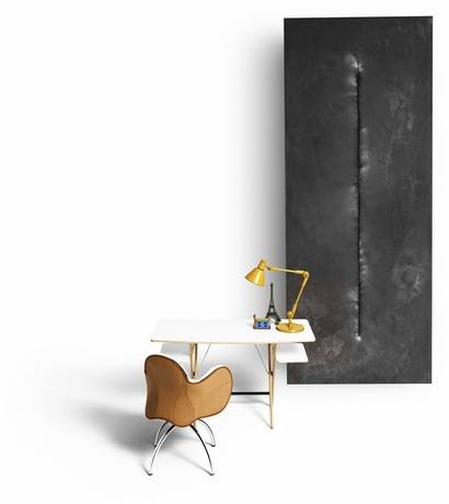 DE PADOVA Письменный стол с двумя боковыми подносами sun-id-1484327 - Вид №2