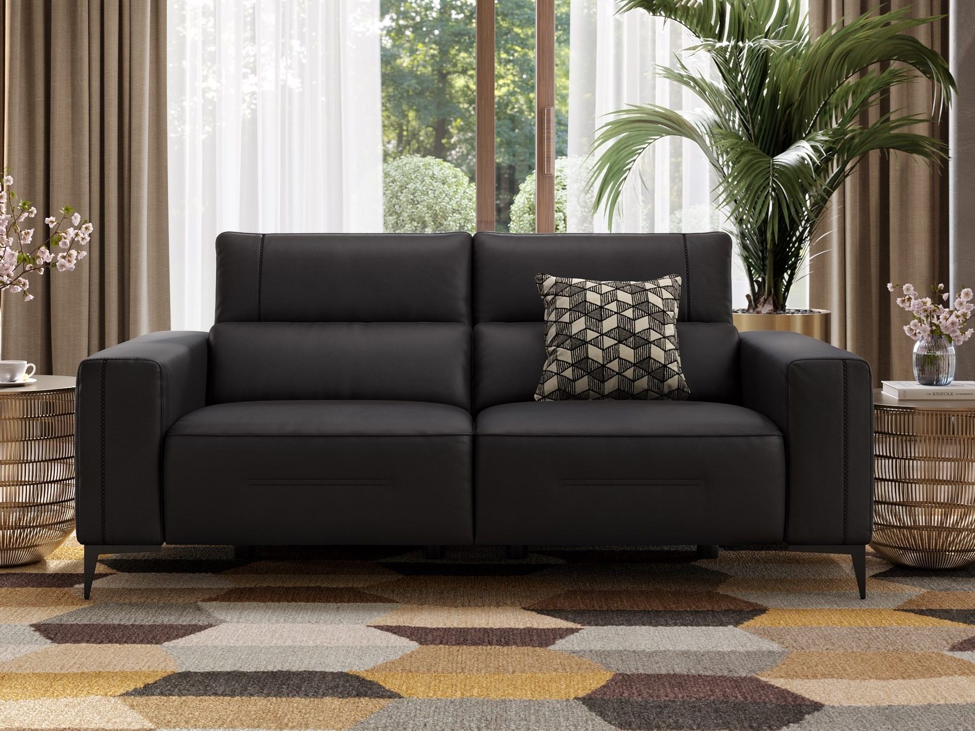 2-местный кожаный диван Sofanella Teramo ARCH-00109662 - Вид №1