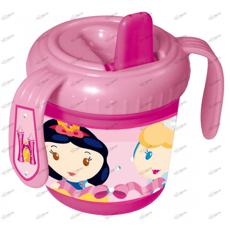 Кружка тренировочная "Принцессы", 280 мл STOR ПРИНЦЕССЫ 335805 Розовый Santreyd 