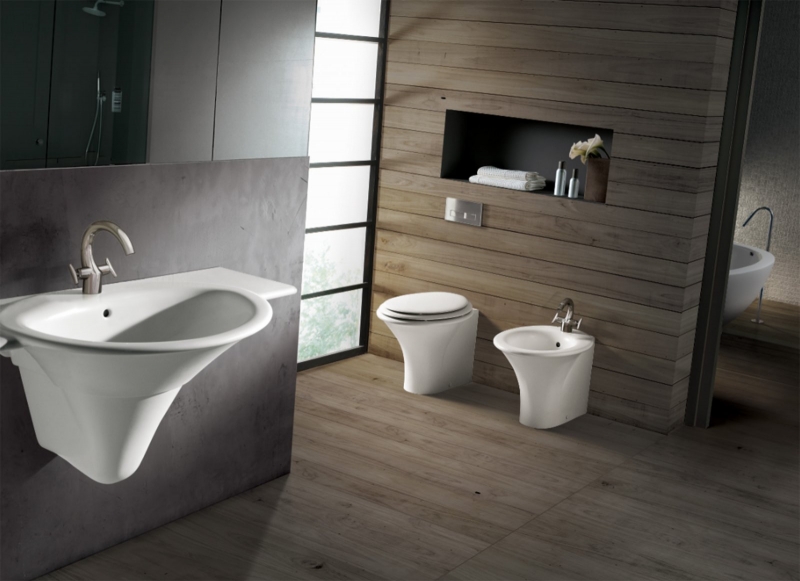 YR4201 Sculture спинка биде с одним отверстием Hatria 