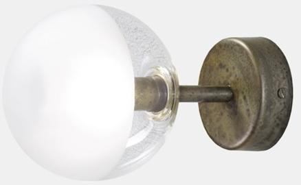 Il Fanale Настенный светильник из латуни с фиксированным кронштейном Molecola 275.03.ont - Вид №2