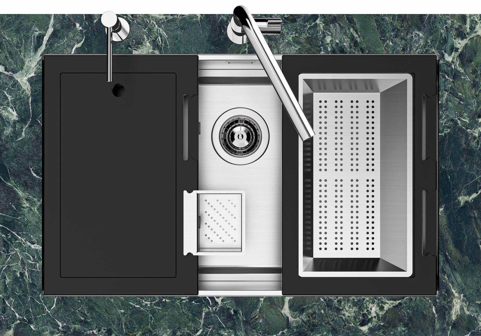 Раковина из нержавеющей стали с одной чашей Foster Quadra Evo ARCH-00151399 - Вид №5