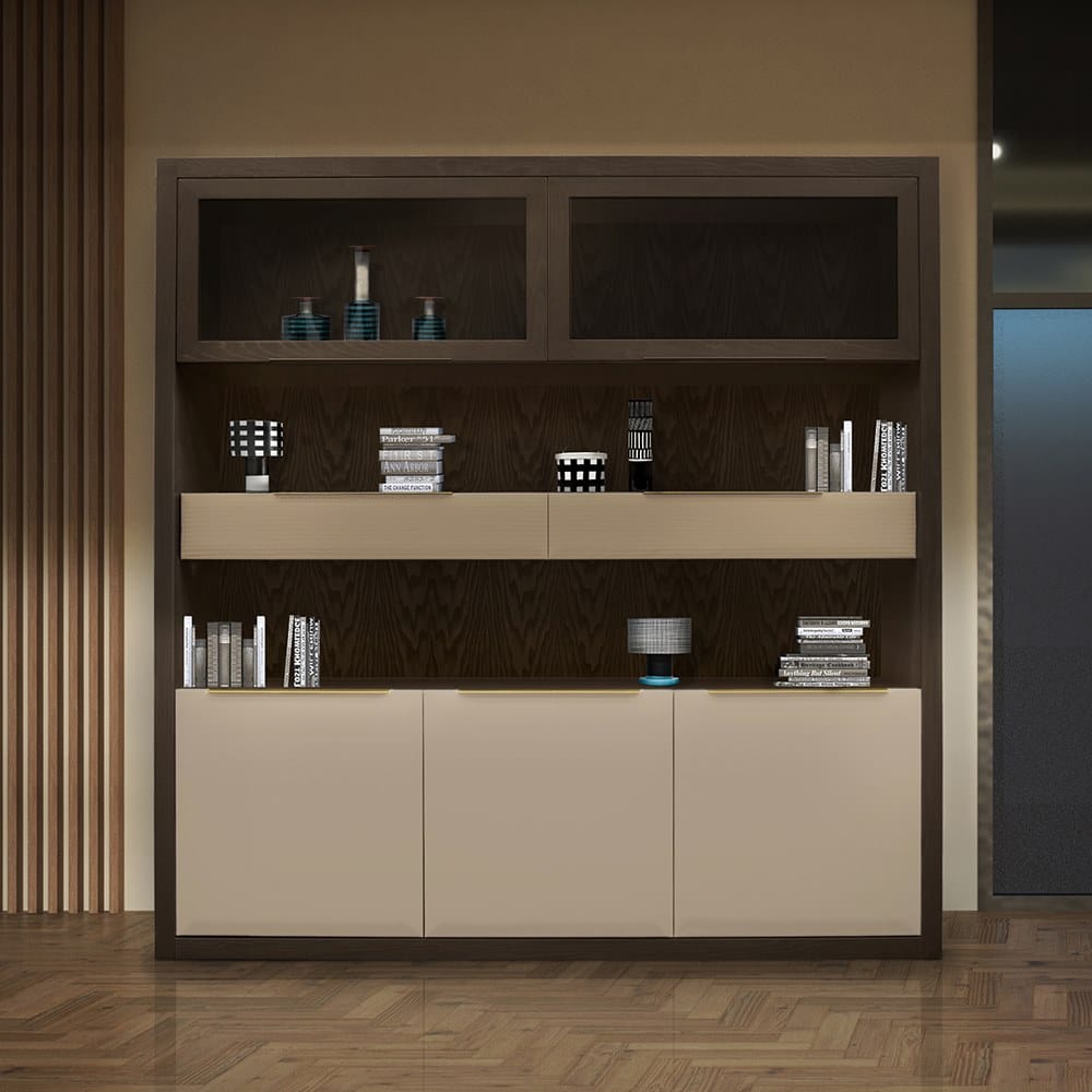 Книжный шкаф из шпона Formitalia Byblos ARCH-00044254 - Вид №1