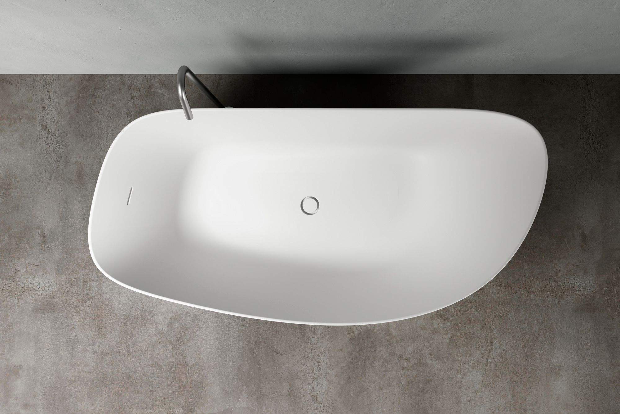 Асимметричная ванна в центре комнаты в Korakril™ Rexa источник ARCH-00041877 - Вид №2