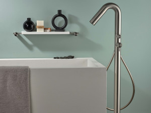 Смеситель для ванны из нержавеющей стали с ручным душем