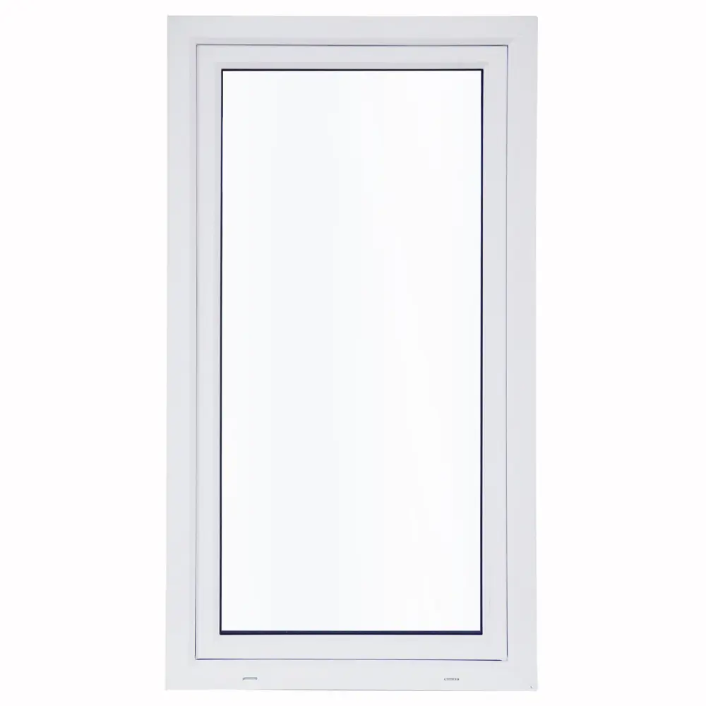 Пластиковое окно ПВХ Deceuninck одностворчатое 900x600 мм (ВхШ) однокамерный стеклопакет белый (с двух сторон) STLM-2033906 - Вид №4