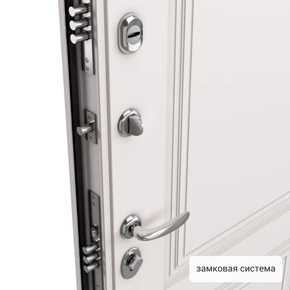 Дверь входная металлическая Фолд грет 880 мм левая цвет белый TOREX STLM-2129406 - Вид №2