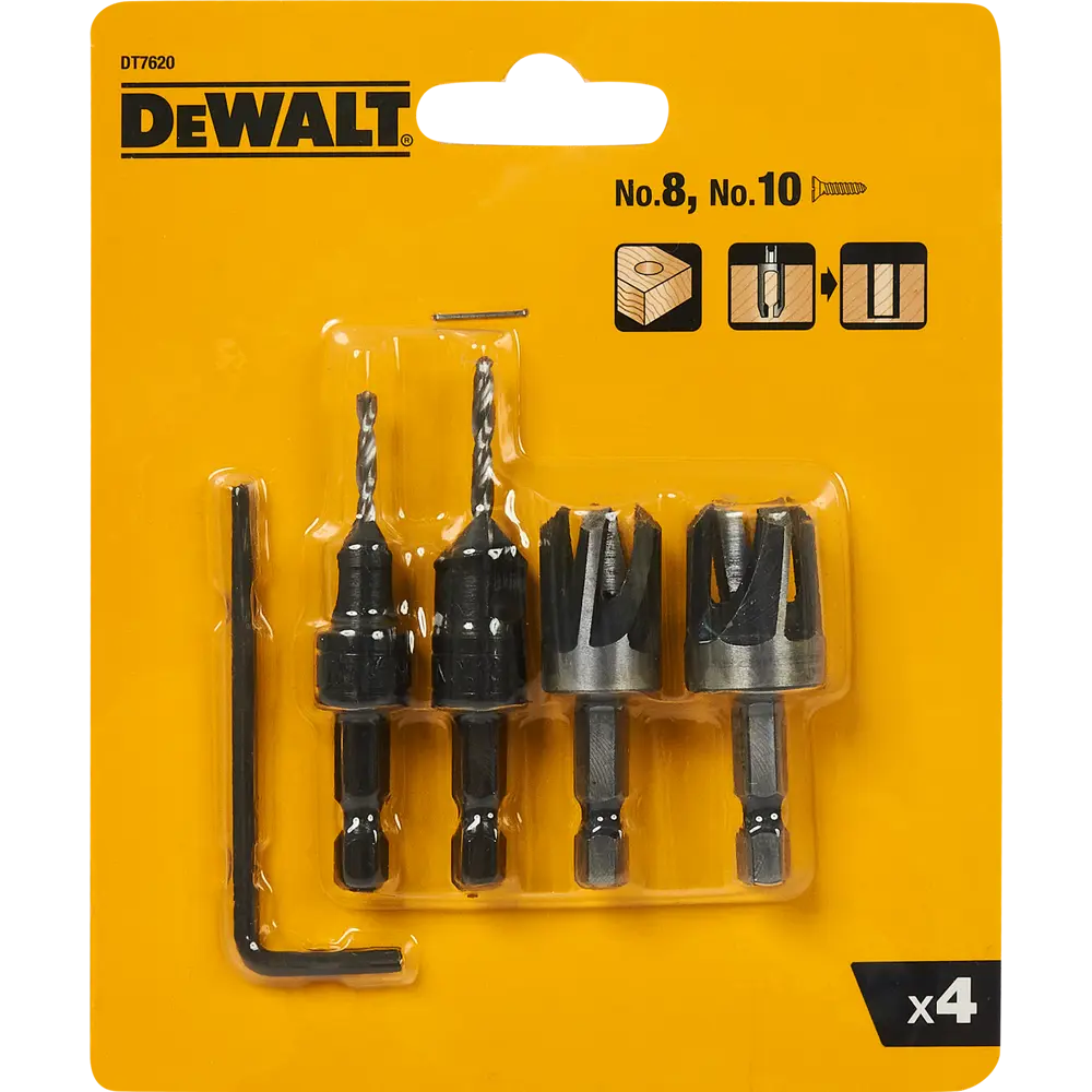 Набор сверл по дереву Dewalt DT7620-QZ, 4 шт. 82282760 STLM-2094286  - Вид №6