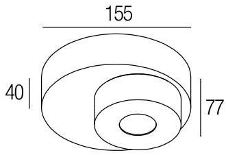 Flexalighting Металлический проектор для стен и потолка sun-id-1368788 - Вид №3