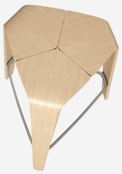 Brunner Высокий деревянный табурет Hoc sun-id-1496438 - Вид №1