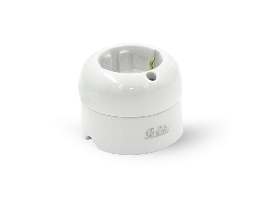 Розетка Schuko GI Gambarelli White Italy ARCH-00028794