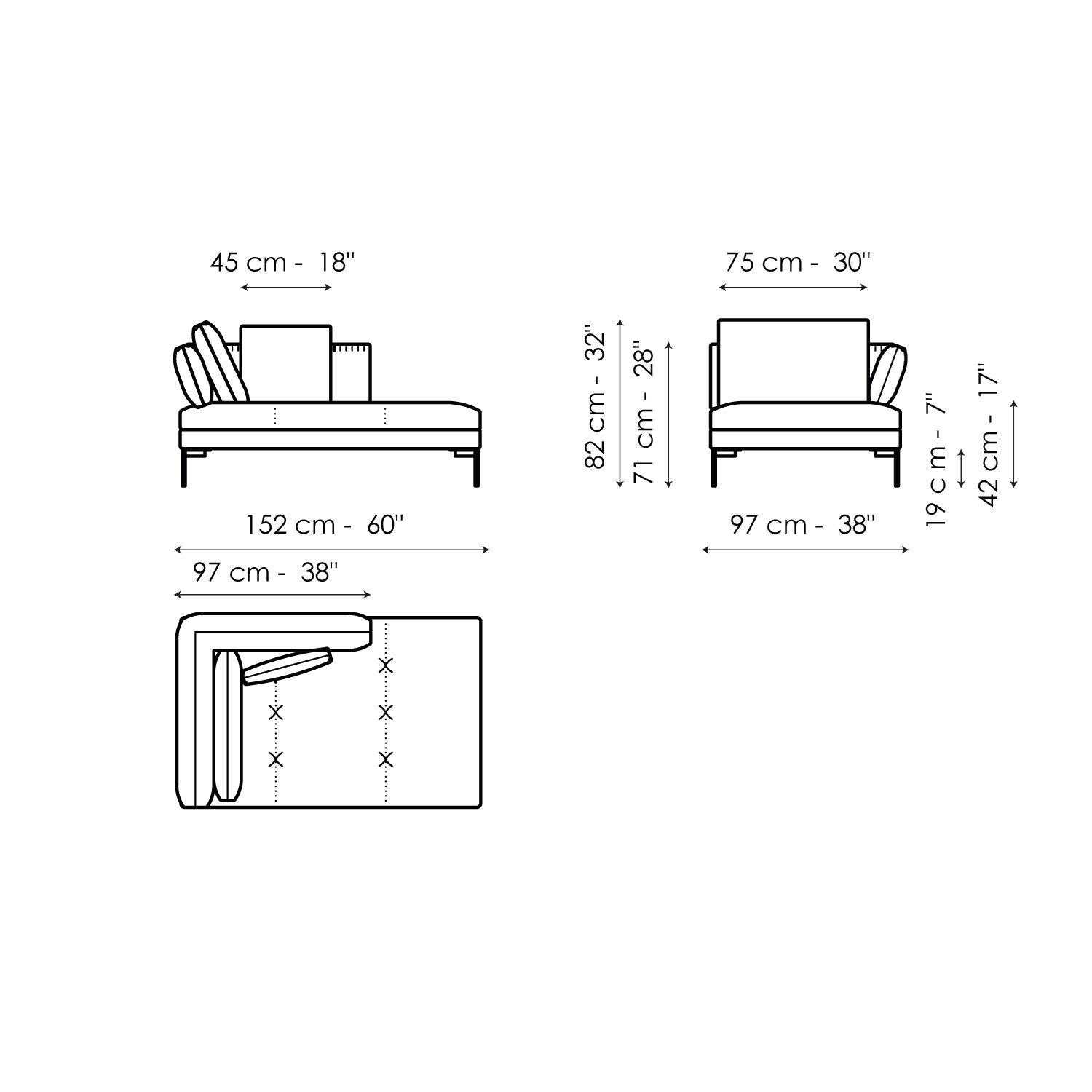 Ткань диван BONALDO ALIANTE ARCH-00100553 - Вид №7