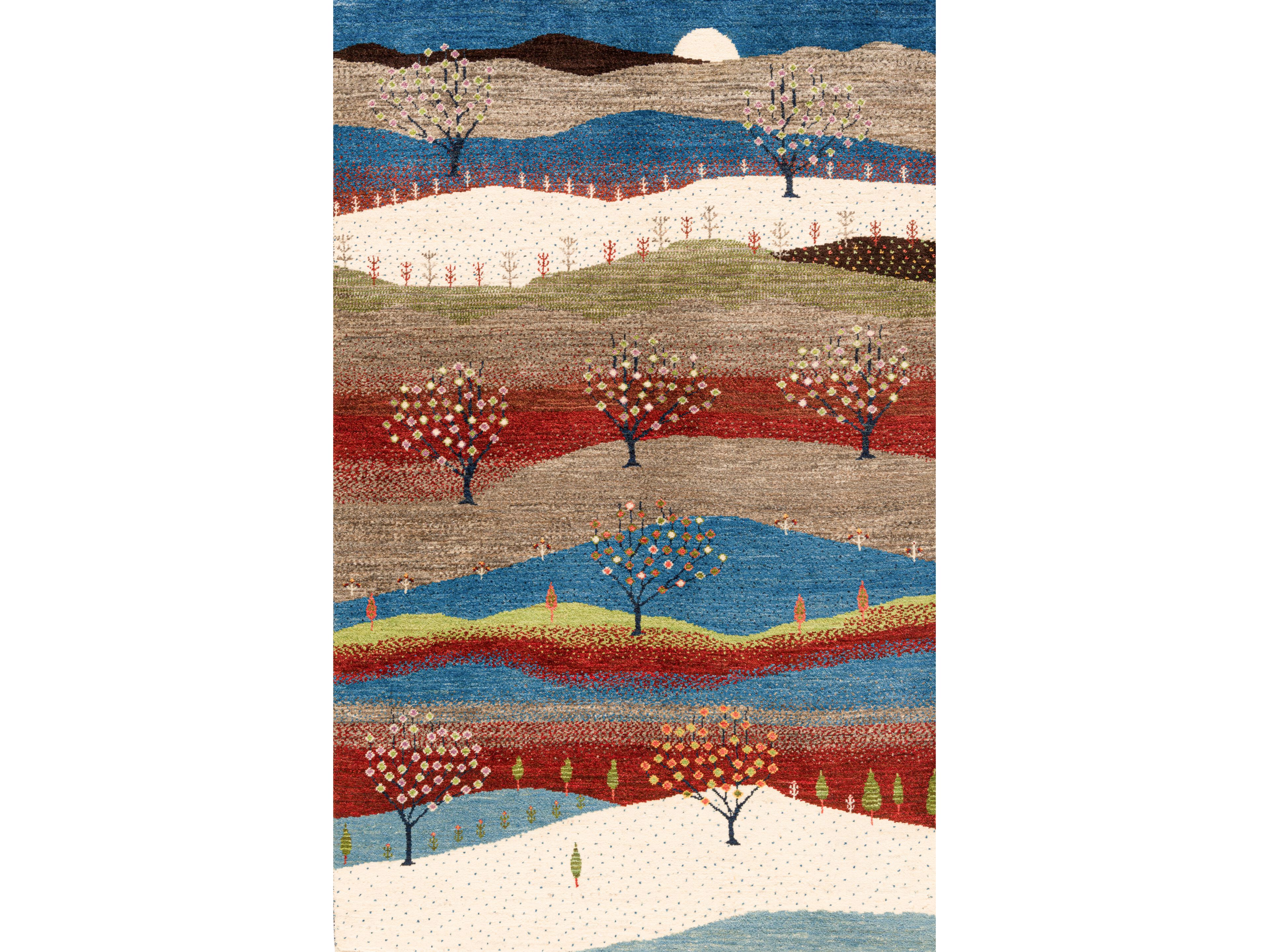 Прямоугольный шерстяной ковер Zollanvari Gabbehs Landscapes ARCH-00103288 - Вид №1