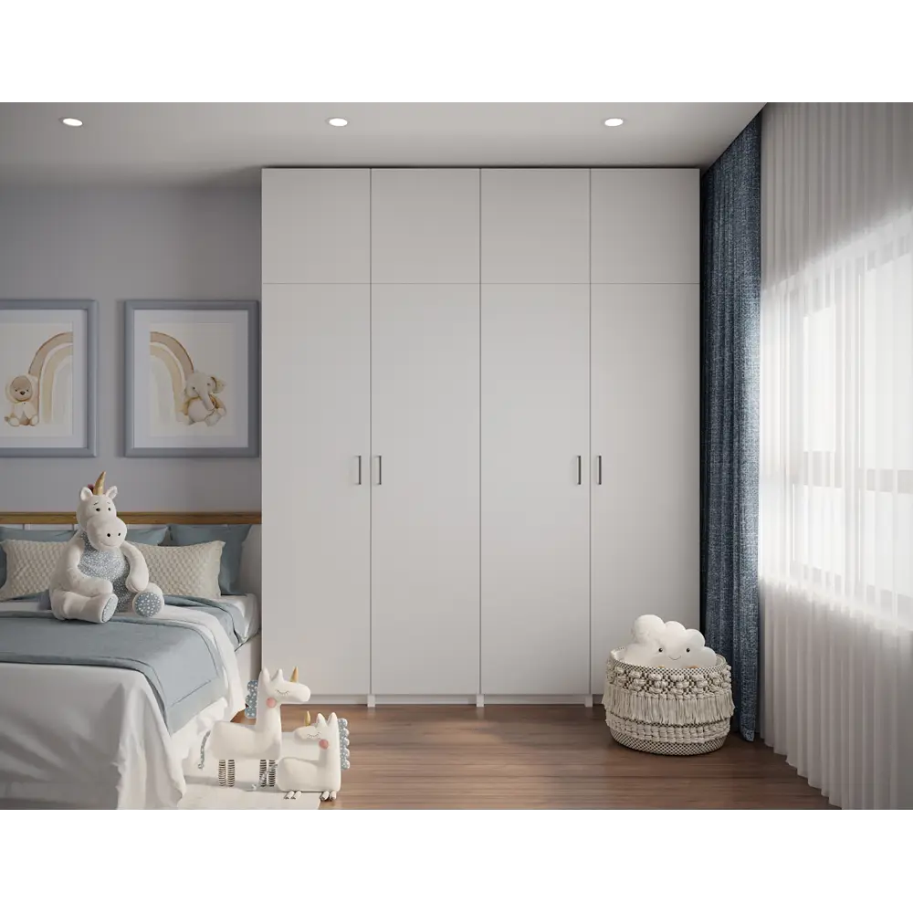 Дверь Лион 59.4x225.8x1.8 см ДСП цвет белый Santreyd STLM-2104140 - Вид №7