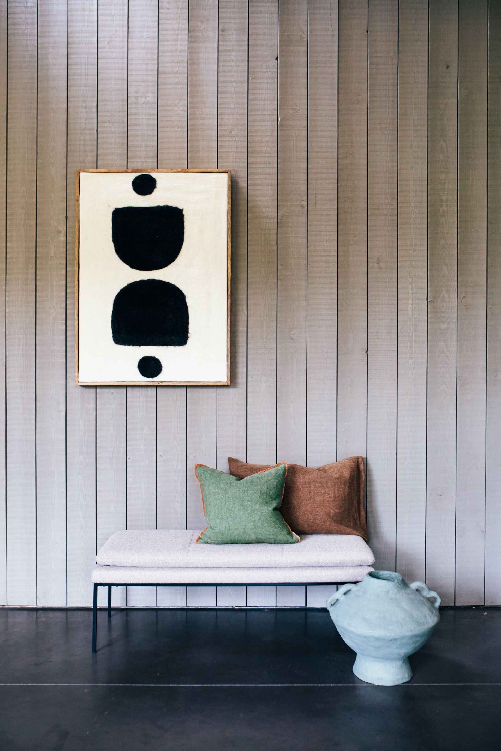 Прямоугольная однотонная льняная подушка POMAX BASICS ARCH-00153227 - Вид №9