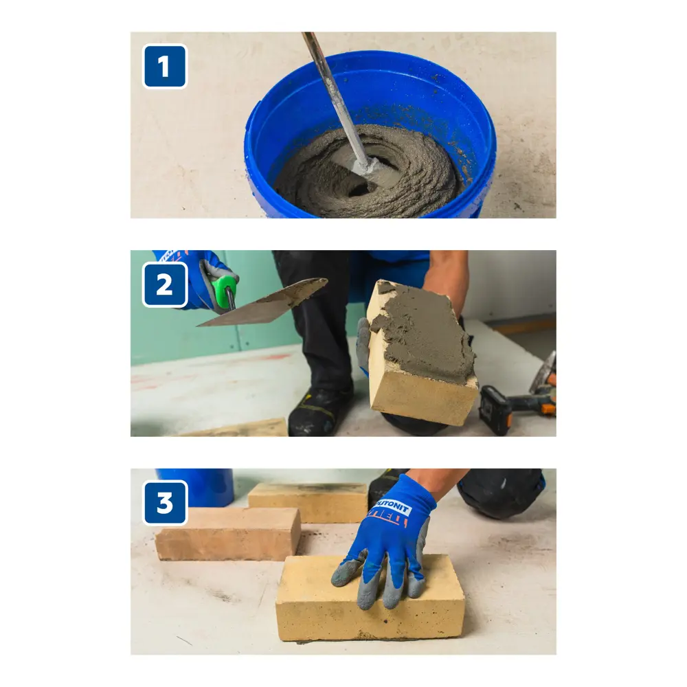 Кладочная смесь для печей и каминов Plitonit СуперКамин огнеупор 1200°С 4 кг STLM-2066770 - Вид №8