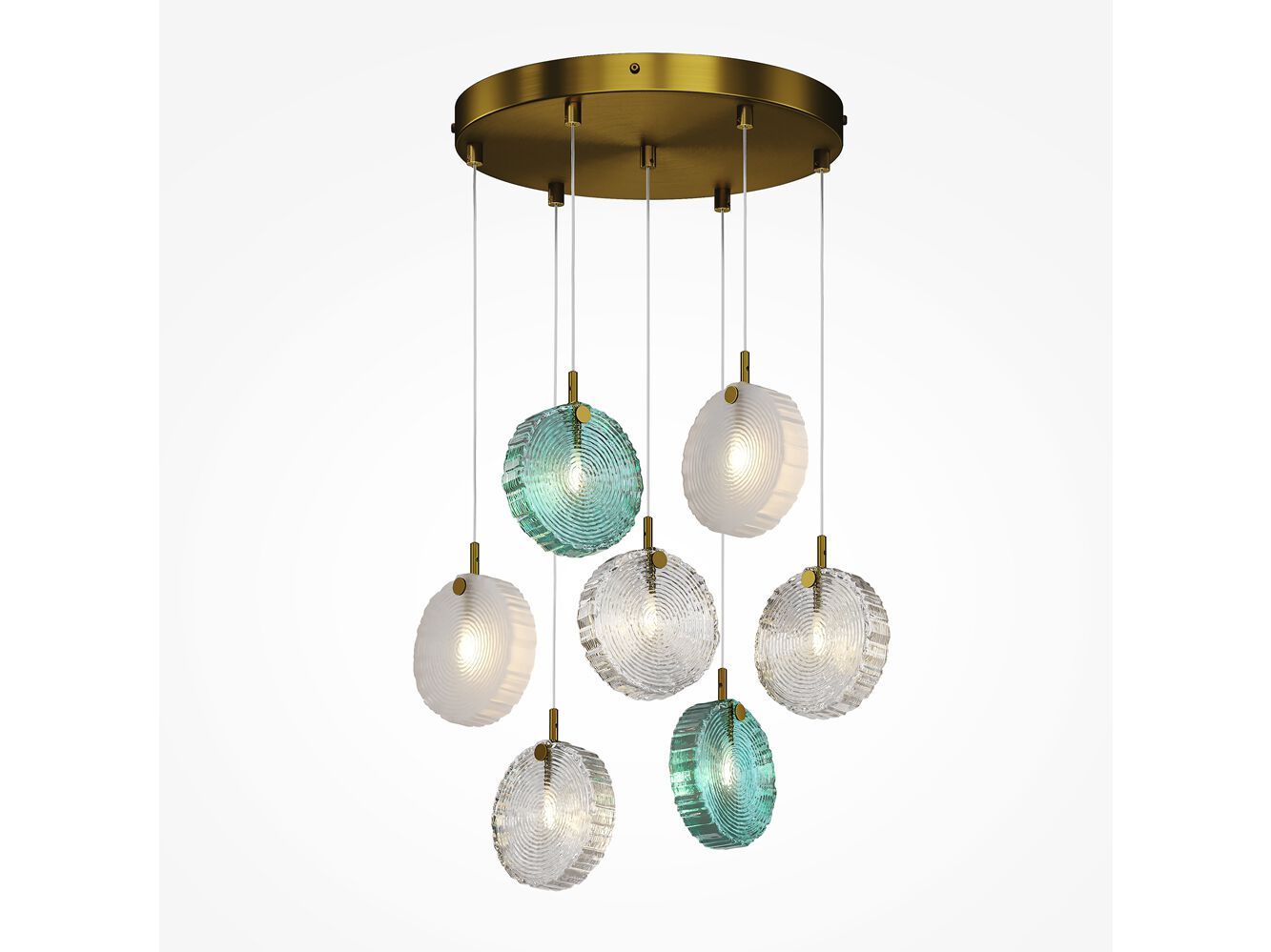 Подвесной светильник из литого стекла Maytoni FROZEN ARCH-00032467