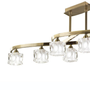 099694 Люстра потолочная MANTRA CUADRAX 0991 Mantra Cuadrax