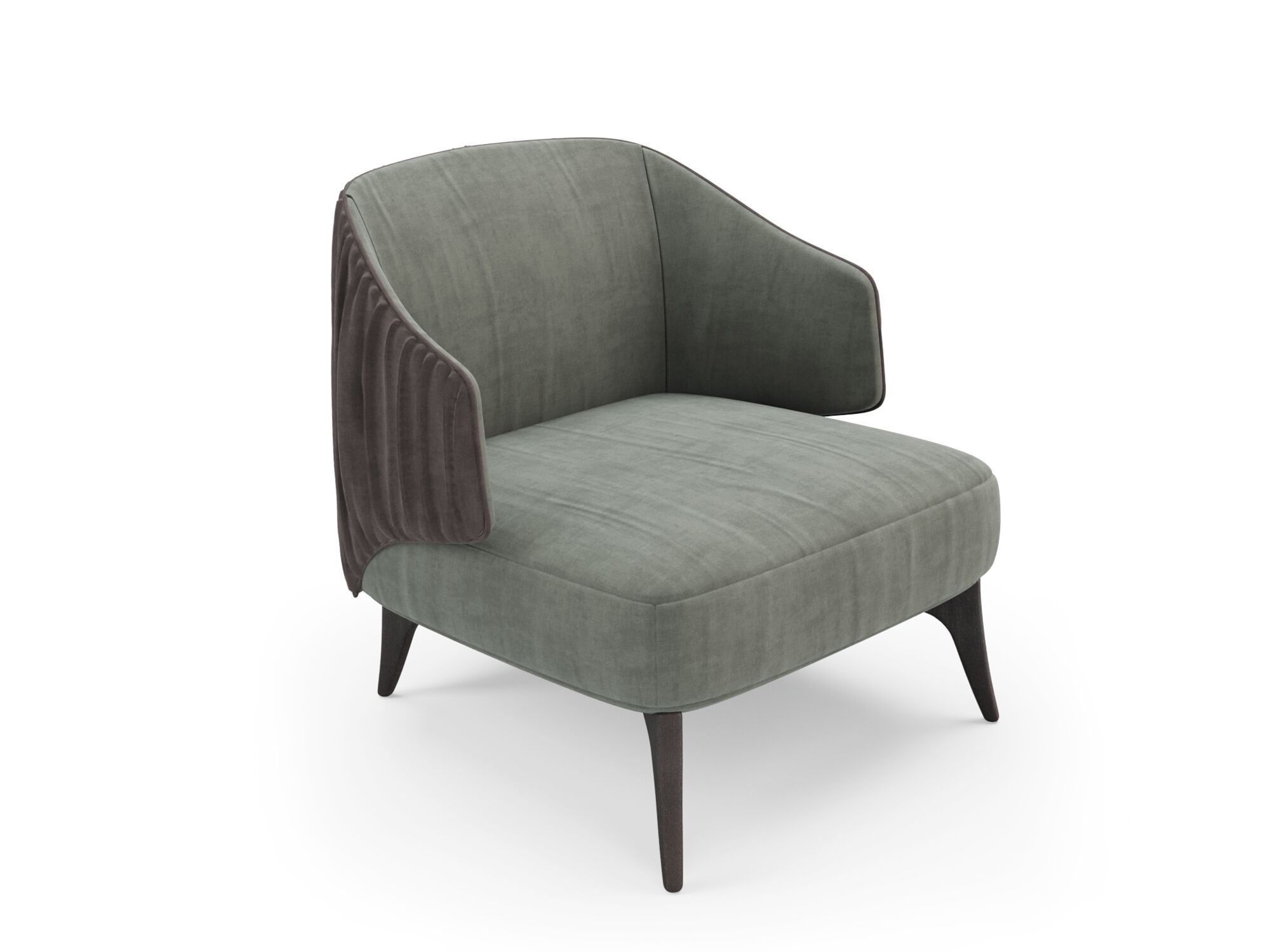 Тканевое кресло с подлокотниками PRADDY Natur ARCH-00049938