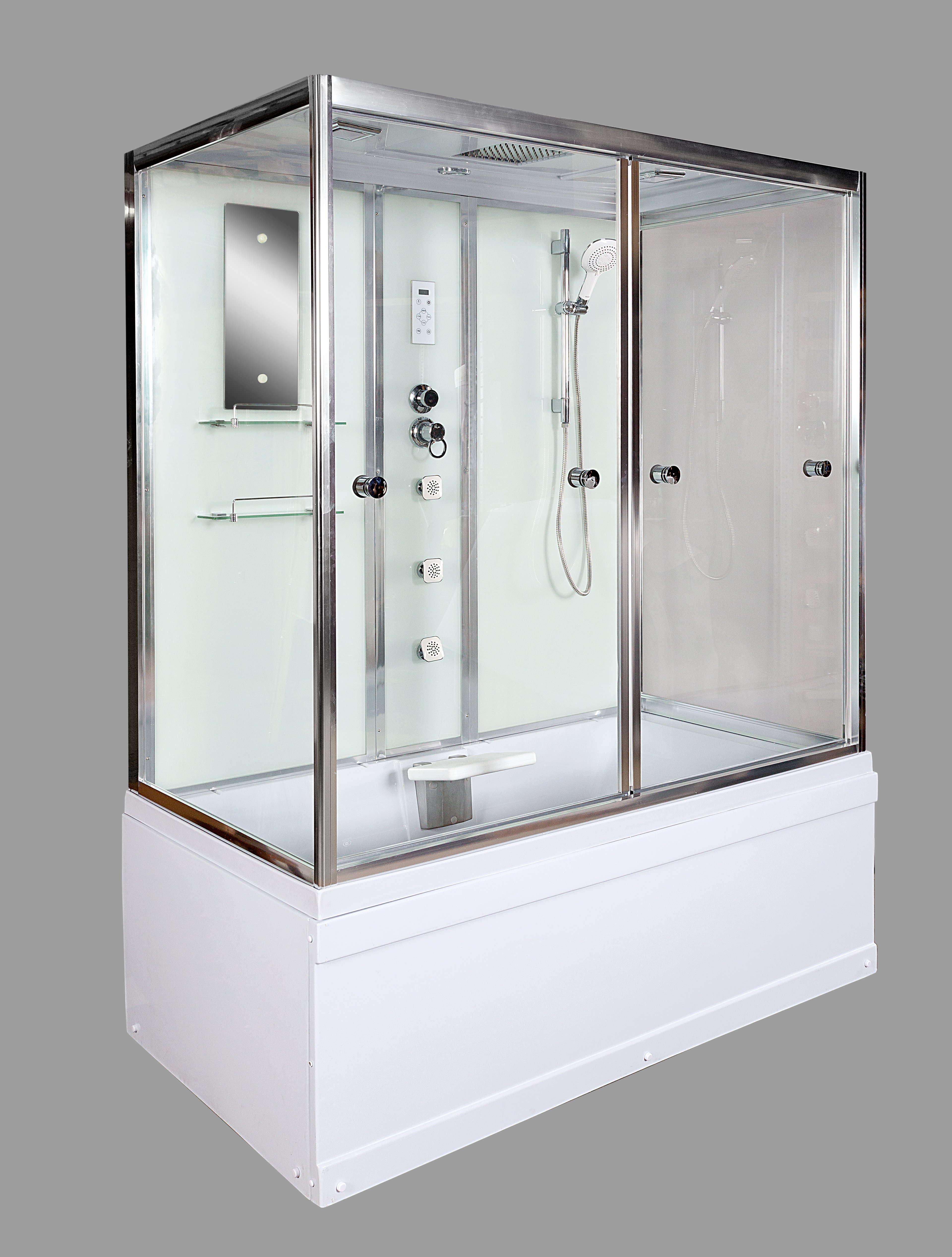 ЕМ4511 R N с гидромассажем (гм.) Душевая кабина DETO Серия EM V170 - Вид №4