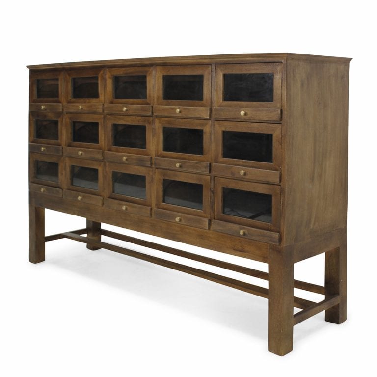 080059 Низкий шкаф-витрина Francisco Segarra Nicole Santreyd