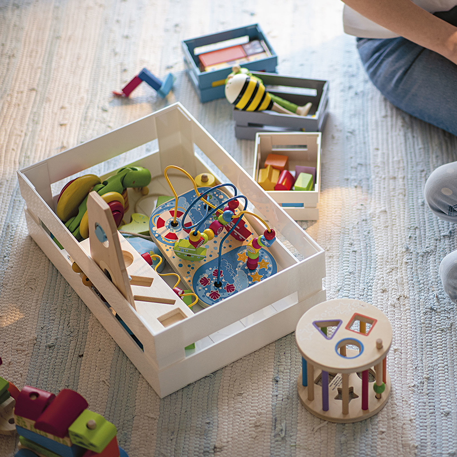 170200190 Ящик для хранения tidy&store 45х31х15 см, бежевый Guzzini  - Вид №2