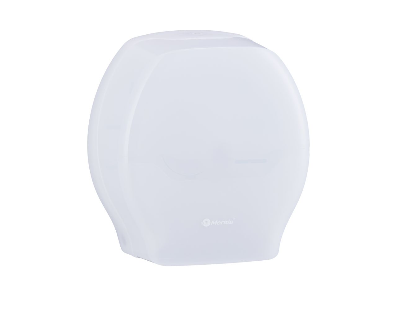 BHB101 Держатель туалетной бумаги HARMONY, пластик, прозрачный белый Merida 