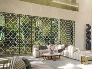 Стеклянная перегородка