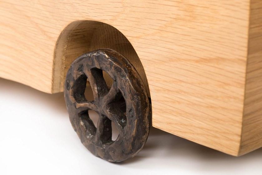 moooi Высокий дубовый журнальный столик с журнальной полкой sun-id-1438885 - Вид №3