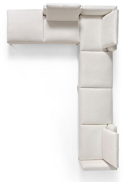 AMURA Модульный угловой диван из ткани Leonard Am024.240+241+245 - Вид №2