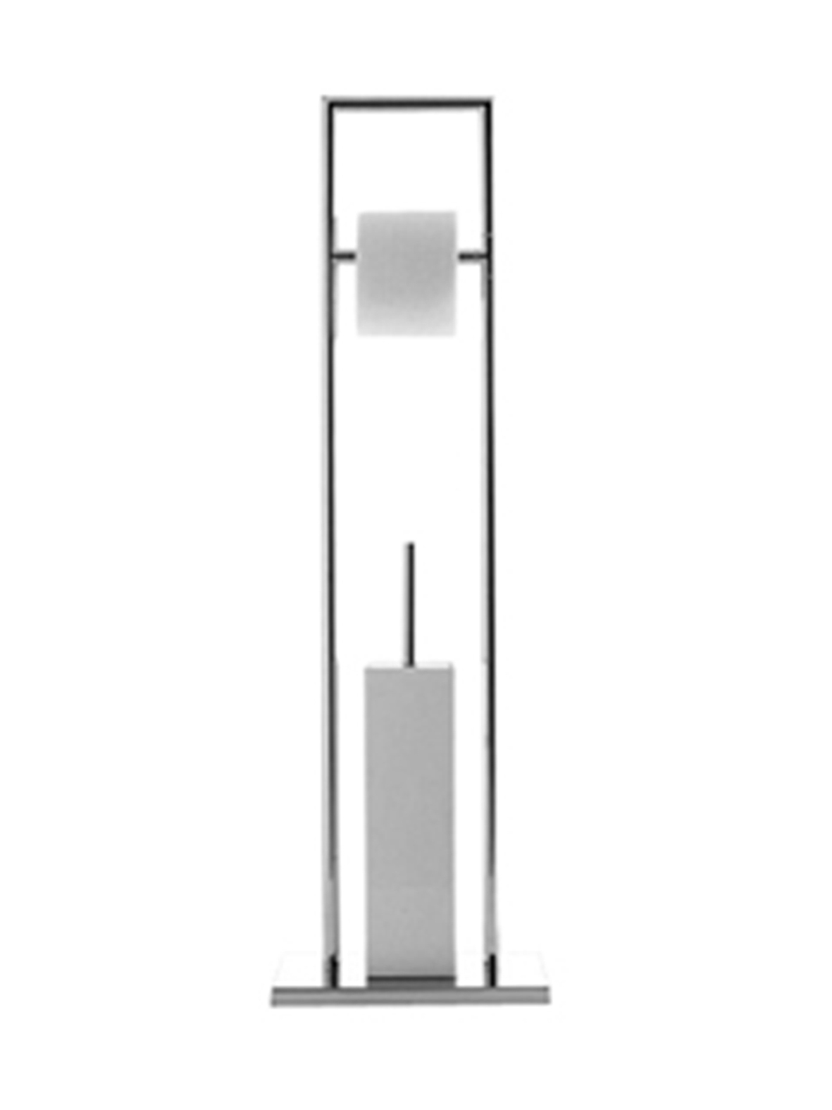 7642  Напольная стойкас держателем бумаги ершиком отдельностоящая Fantini Rubinetti YOUNG