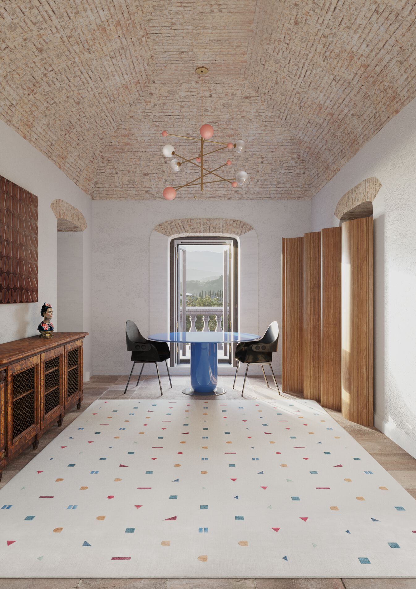 Прямоугольный ковер ручной работы Tapis Rouge Ludico Kids ARCH-00011783 - Вид №1