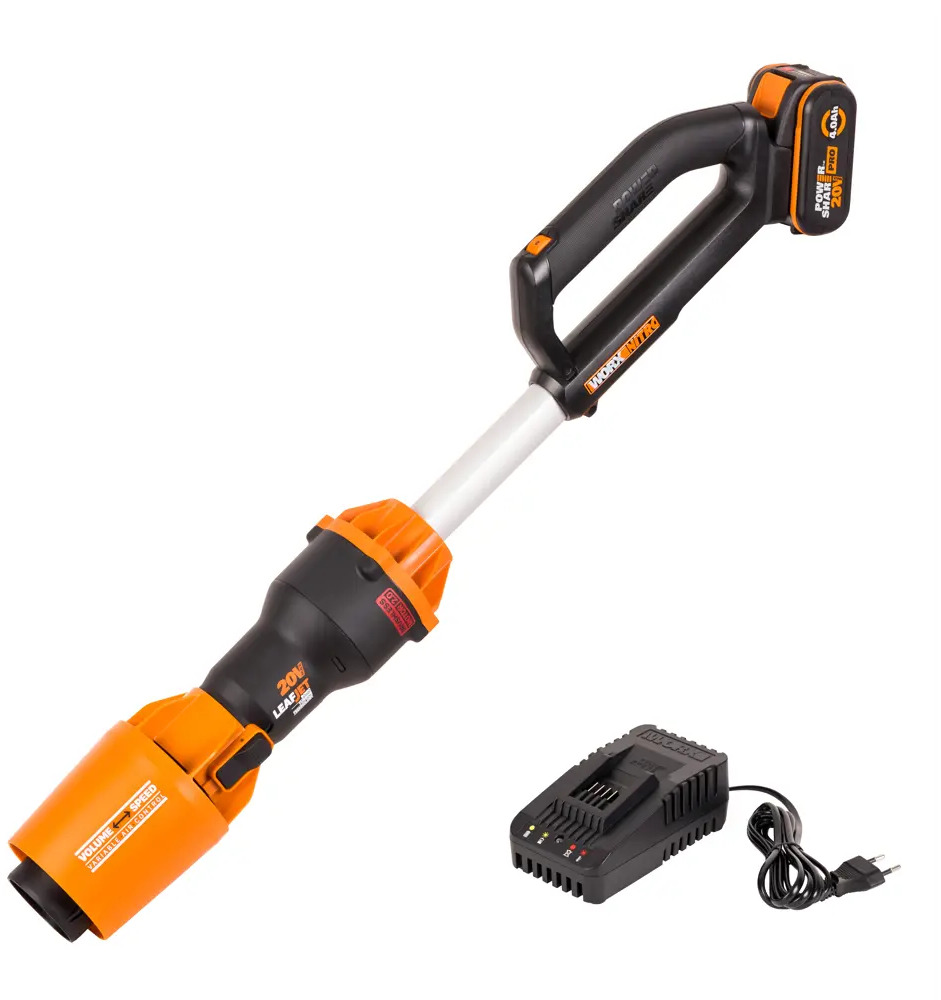 WORX WP544E — аккумуляторная воздуходувка с технологией воздушного усилителя 89008251