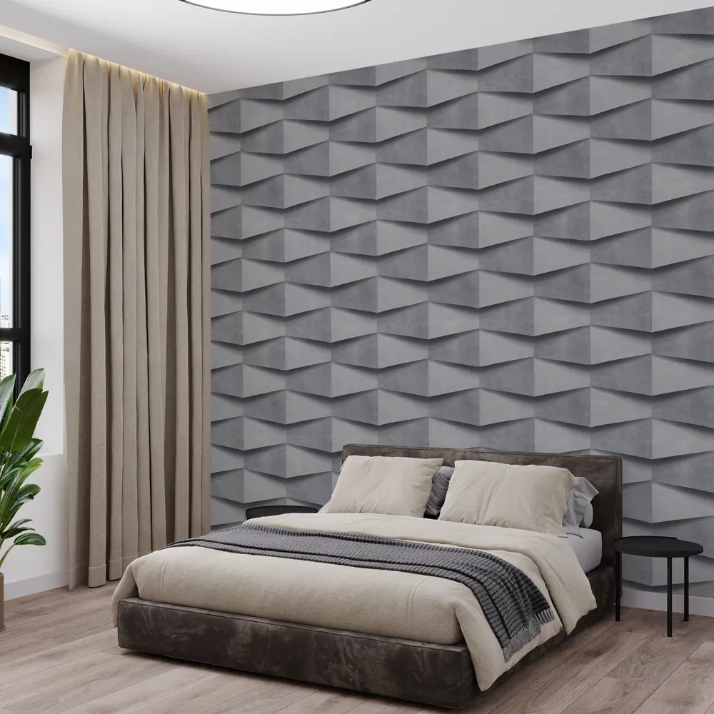 Обои флизелиновые Walldecor Exclusive Монолит графитовые 1.06 м 75349-44 89465776 STLM-2144026 - Вид №3