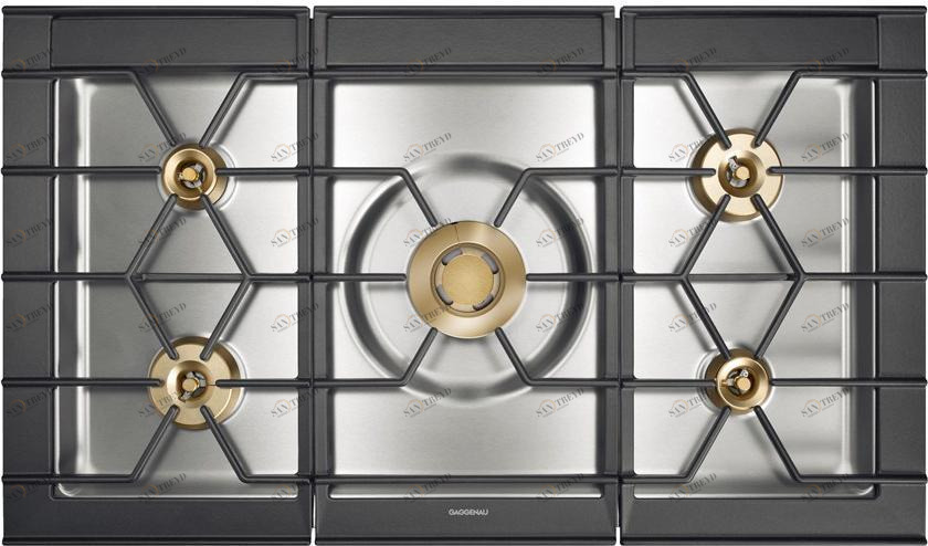 Gaggenau Газовая плита из нержавеющей стали Serie 400 Cg492211