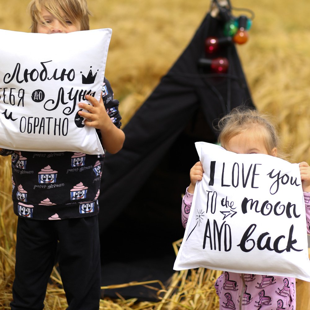 Наволочка I Love You VAMVIGVAM  281820 Белый;черный Santreyd  - Вид №4