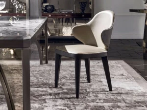 Longhi Мягкое кожаное кресло с подлокотниками Loveluxe U 120