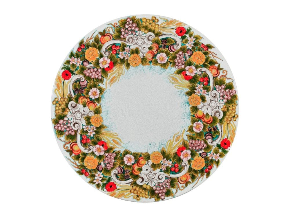 Круглый стол из лавового камня Grandi Maioliche Ficola природа ARCH-00092323 - Вид №1