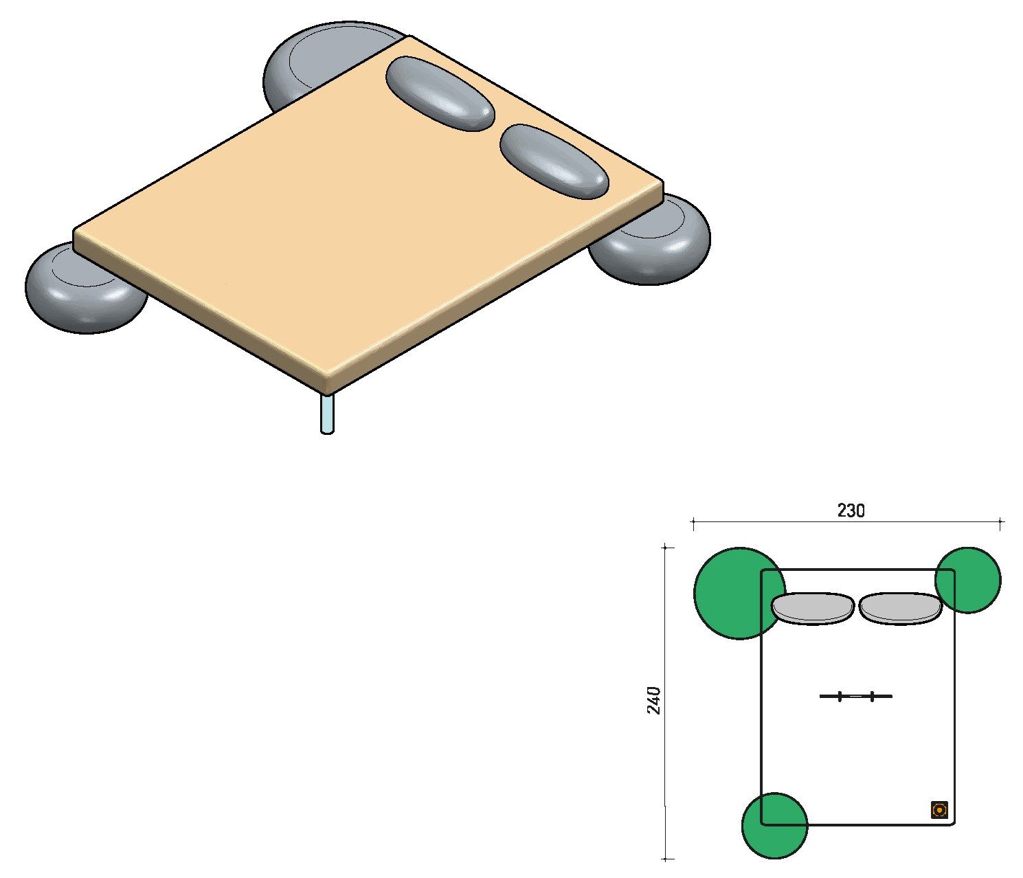Фиксированная тканевая кровать с хромотерапией Varaschin WELLNESS THERAPY ARCH-00146778 - Вид №12