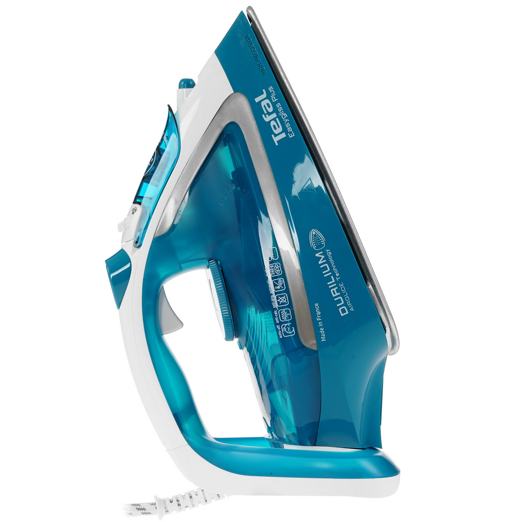 9983009 Утюг Tefal Easygliss Plus FV5772E0 бирюзовый STDN-0059750 - Вид №2