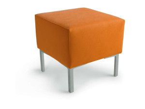 Пуф из искусственной кожи