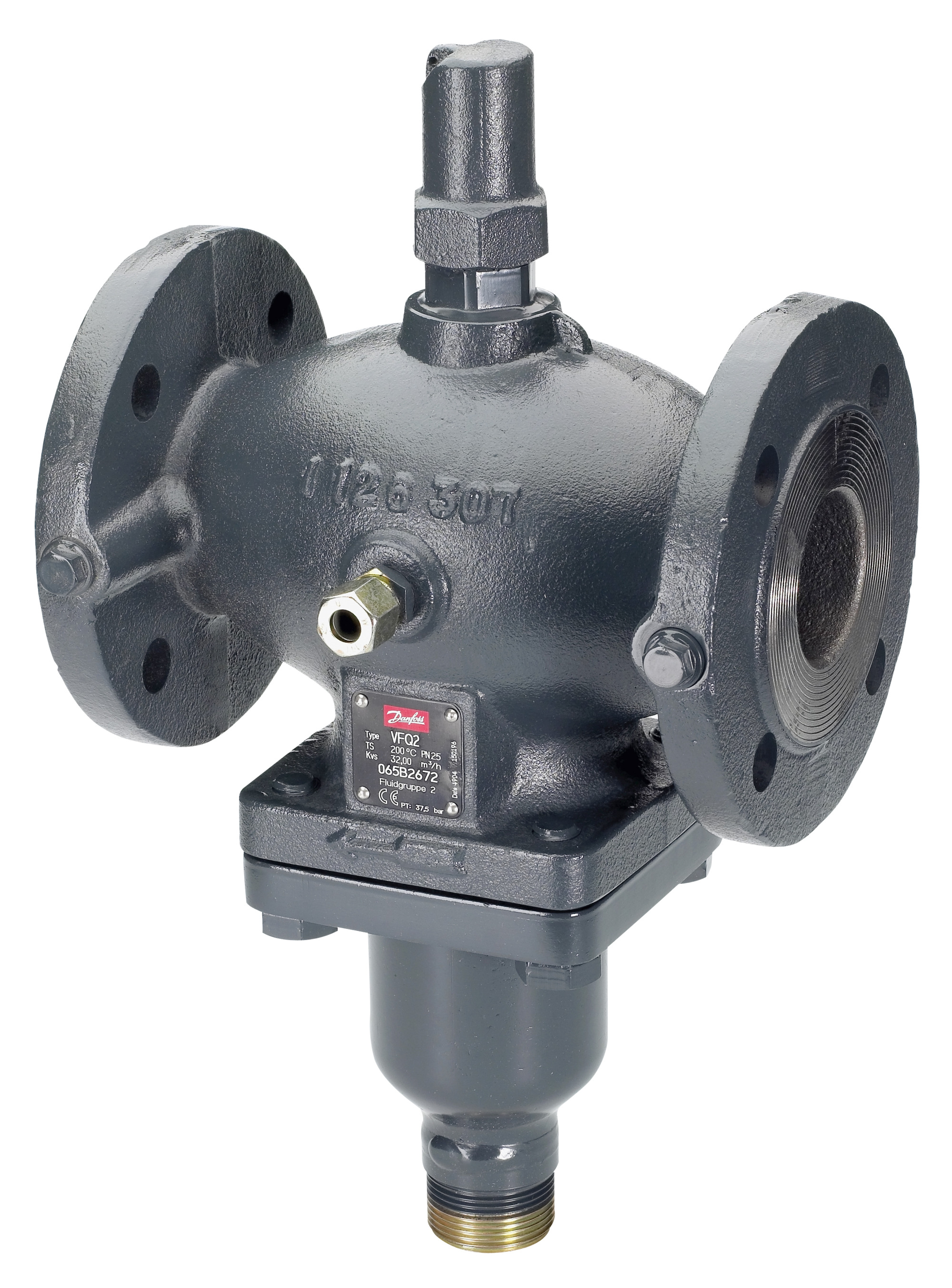 Danfoss Клапан VFQ 2 Кл. рег. универс. VFQ2 PN40 40/20 фл. 065B2681  - Вид №12