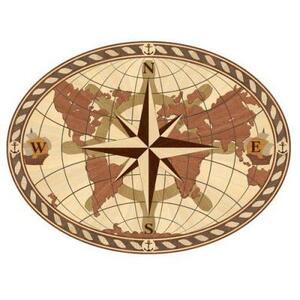 Художественный паркет Da Vinci Розетка 26-110 Дуб Селект (Гладкая) х1000диаметр мм.